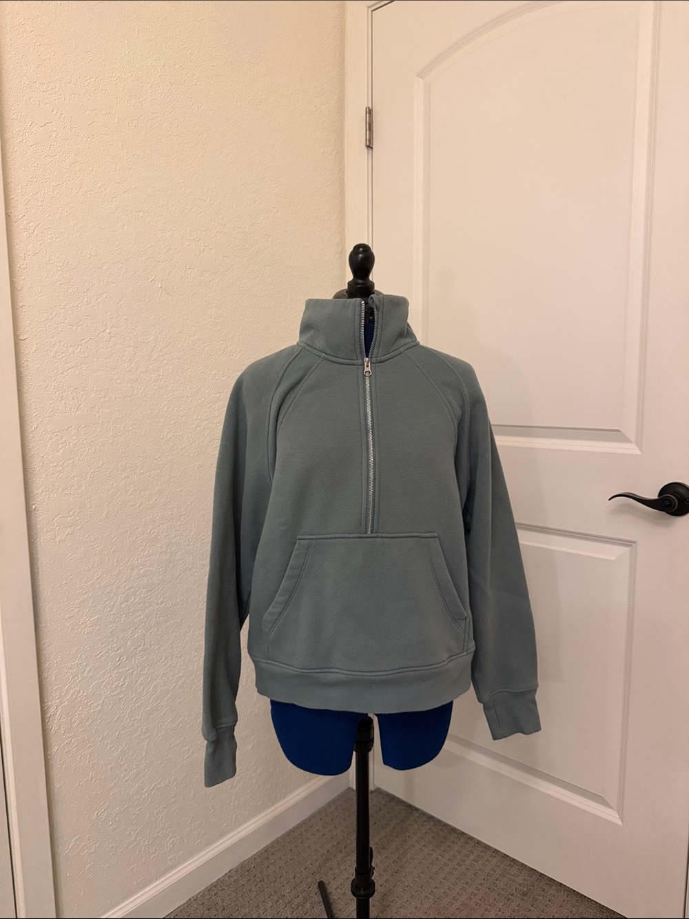 Women’s Half-Zip Pullover Sweatshirt - green